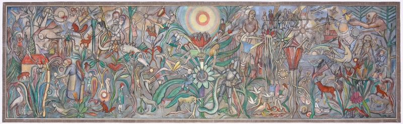 Schulwandbild, Palmbacher Märchenwelt, Hans Fischer-Schuppach