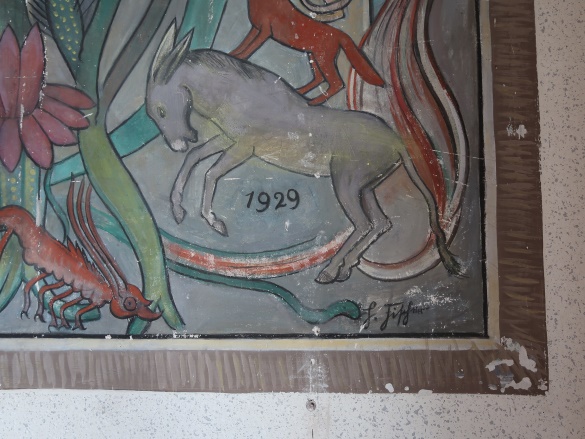 Gemälde vor der Restaurierung, Hans Fischer-Schuppach 1929 Gemälde vor der Restaurierung, Hans Fischer-Schuppach 1929