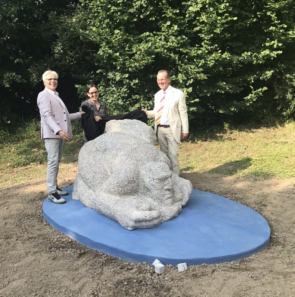 Enthüllung der Skulptur