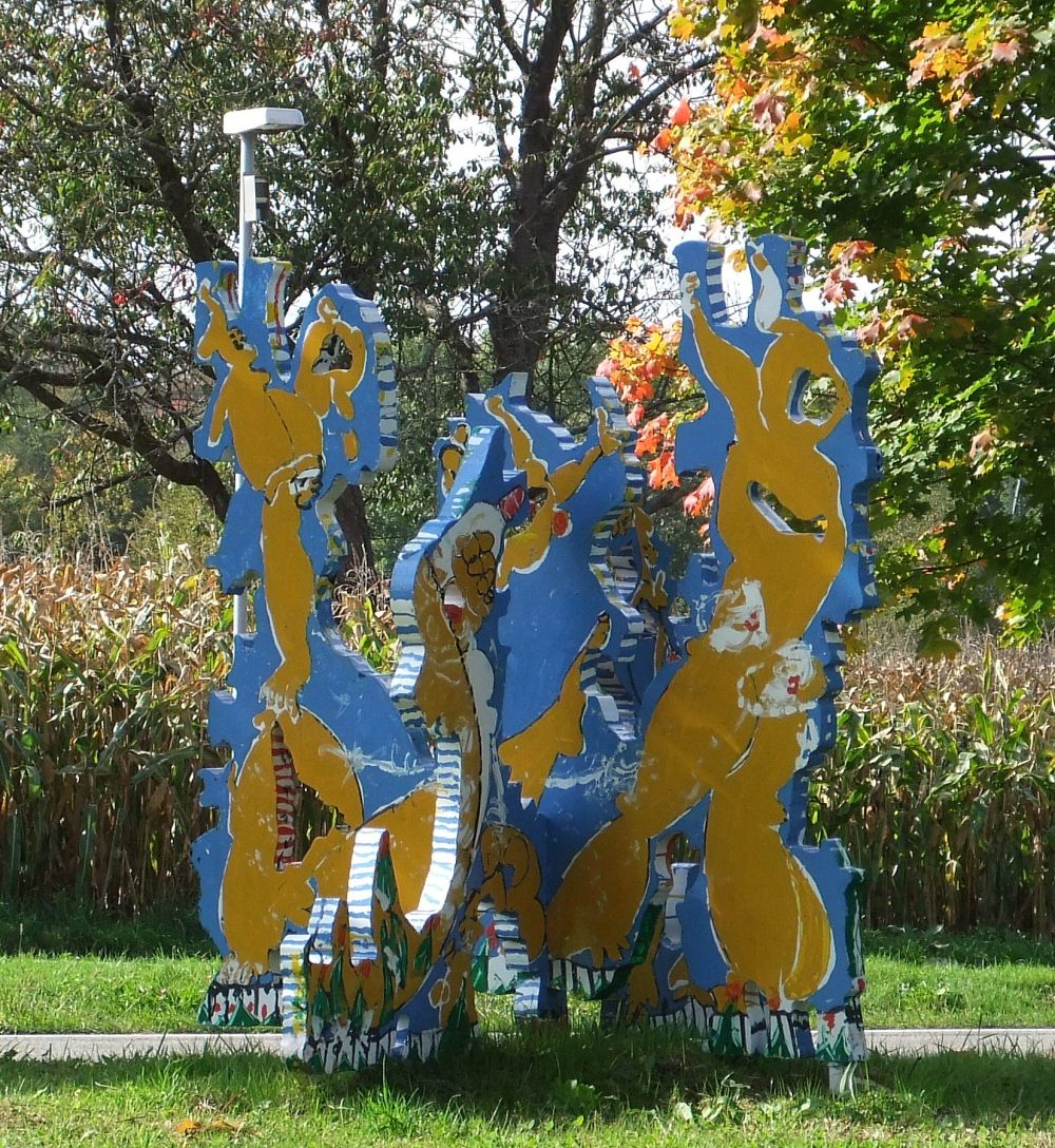 Skulptur „Capoeira“ von Uwe Lindau Skulptur „Capoeira“ von Uwe Lindau