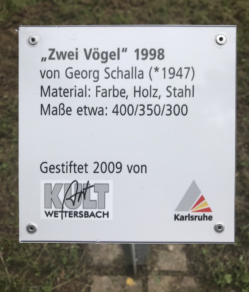 „Zwei Vögel“ von Georg Schalla „Zwei Vögel“ von Georg Schalla