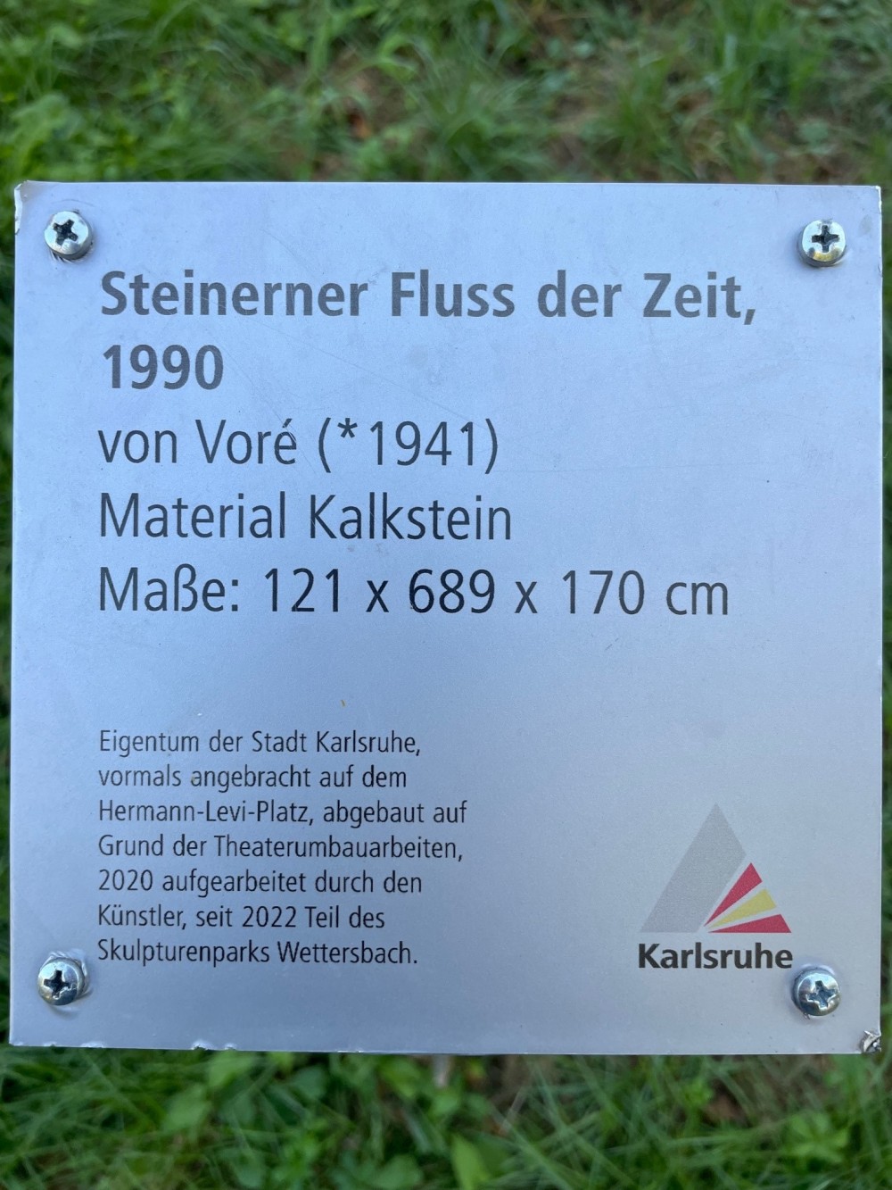 Steinerner Fluss der Zeit, Skulpturenpark Wettersbach Steinerner Fluss der Zeit, Skulpturenpark Wettersbach