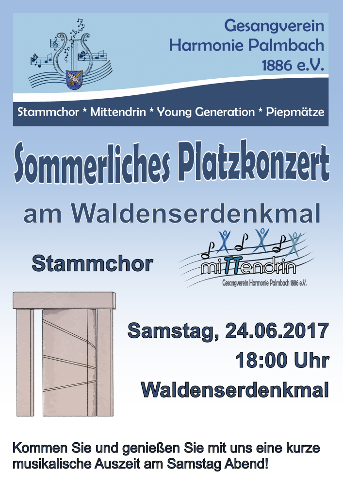 Sommerliches Platzkonzert am Waldenserplatz
