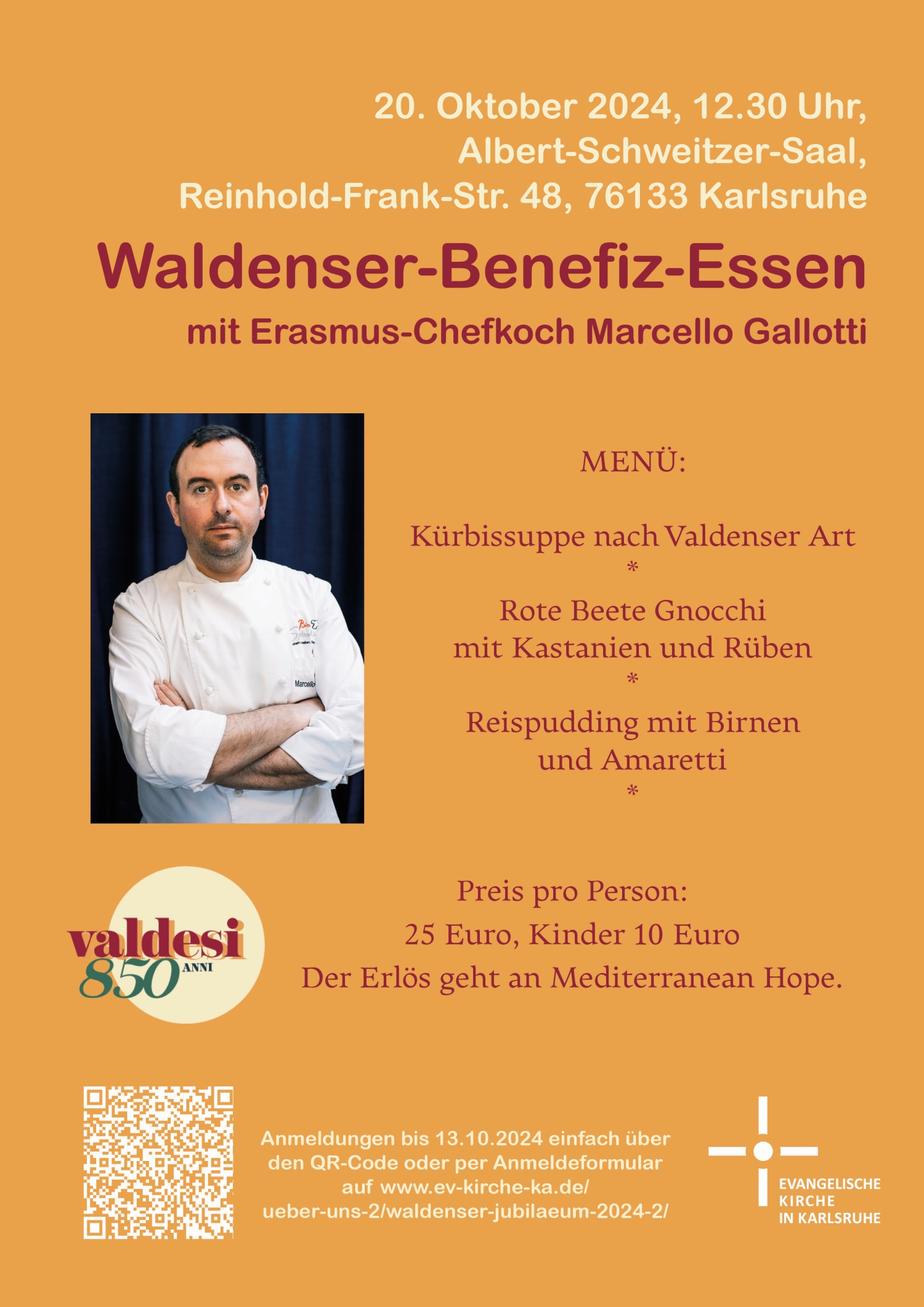 Waldenserjubiläum Karlsruhe 2024