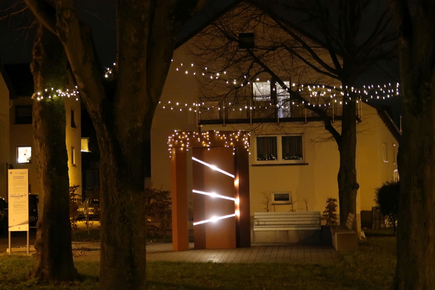 Waldenserplatz Palmbach, Weihnachten 2017 Waldenserplatz Palmbach, Weihnachten 2017